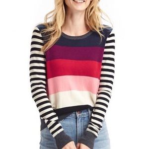NWT Gap 2016 Holiday Colorblock sweater